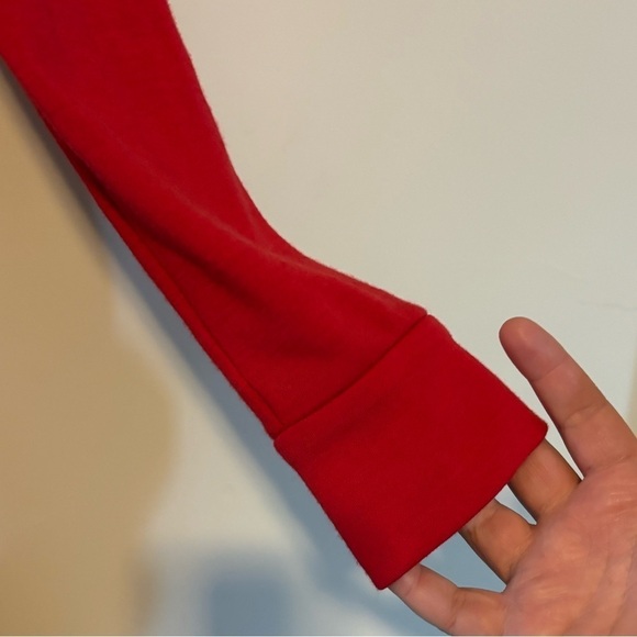 Diane Von Furstenberg | Women's DVF Cloud Twist Dress Red Wool Collared Mini | 4 - Picture 11 of 11